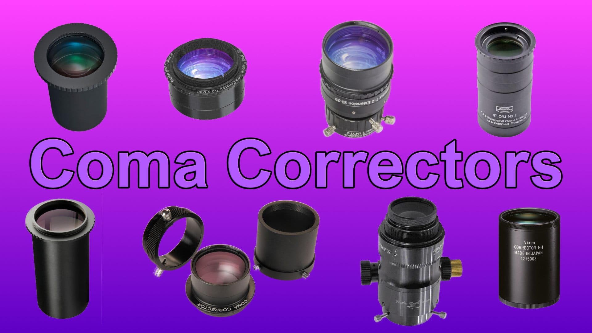 Coma corrector varieties