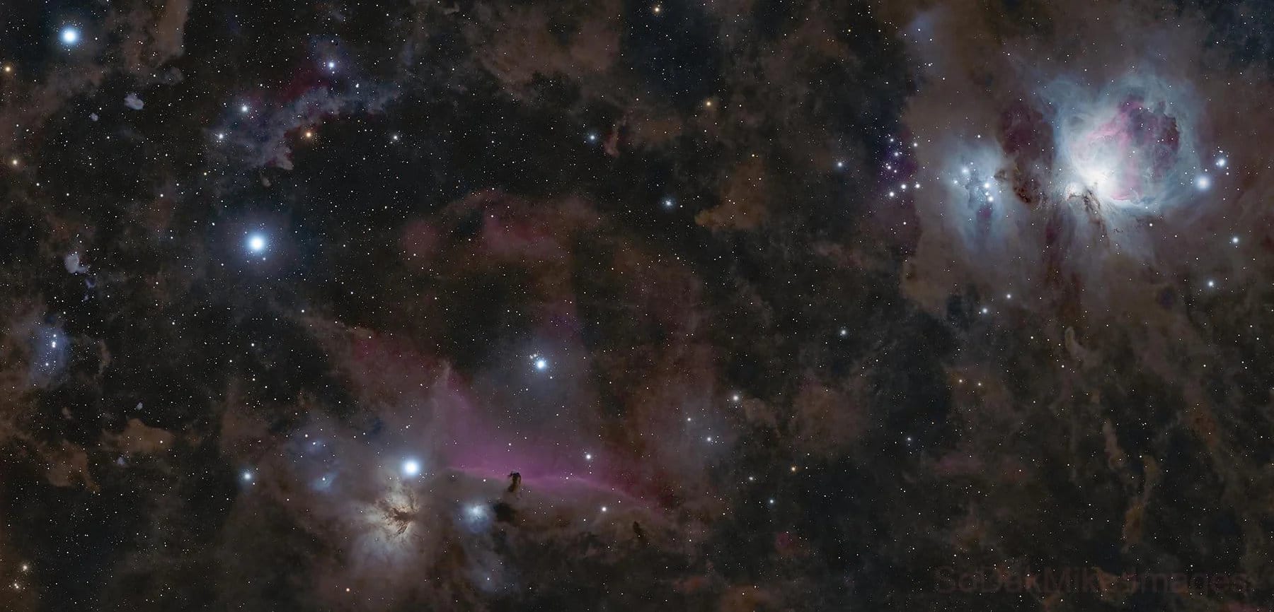 Horsehead Nebula The Horsehead Nebula in Orion captured by the Williams Optics Redcat 51