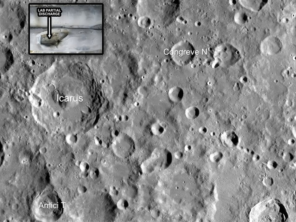 Icarus crater region on the Moon